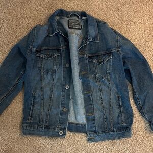 Levis Men's Denim Jacket - Dark Blue